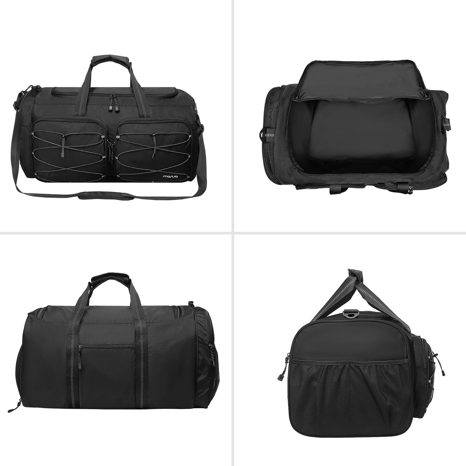 Mosiso Baseball Bag, Large Capacity Catchers Gear Bag Baseball Bat Bag with Shoe Compartment Baseball Shoulder bag with Handle for Men Women for Baseball Gear