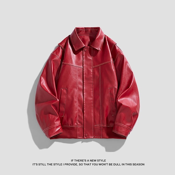 Leather Jacket Men,Jackets for Men,Mens Fashion Mens Leather