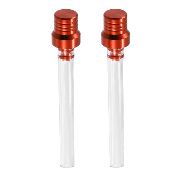 2uds Moto Gas Tapa Gas Combustible Tanque Tapa para ATV Naranja