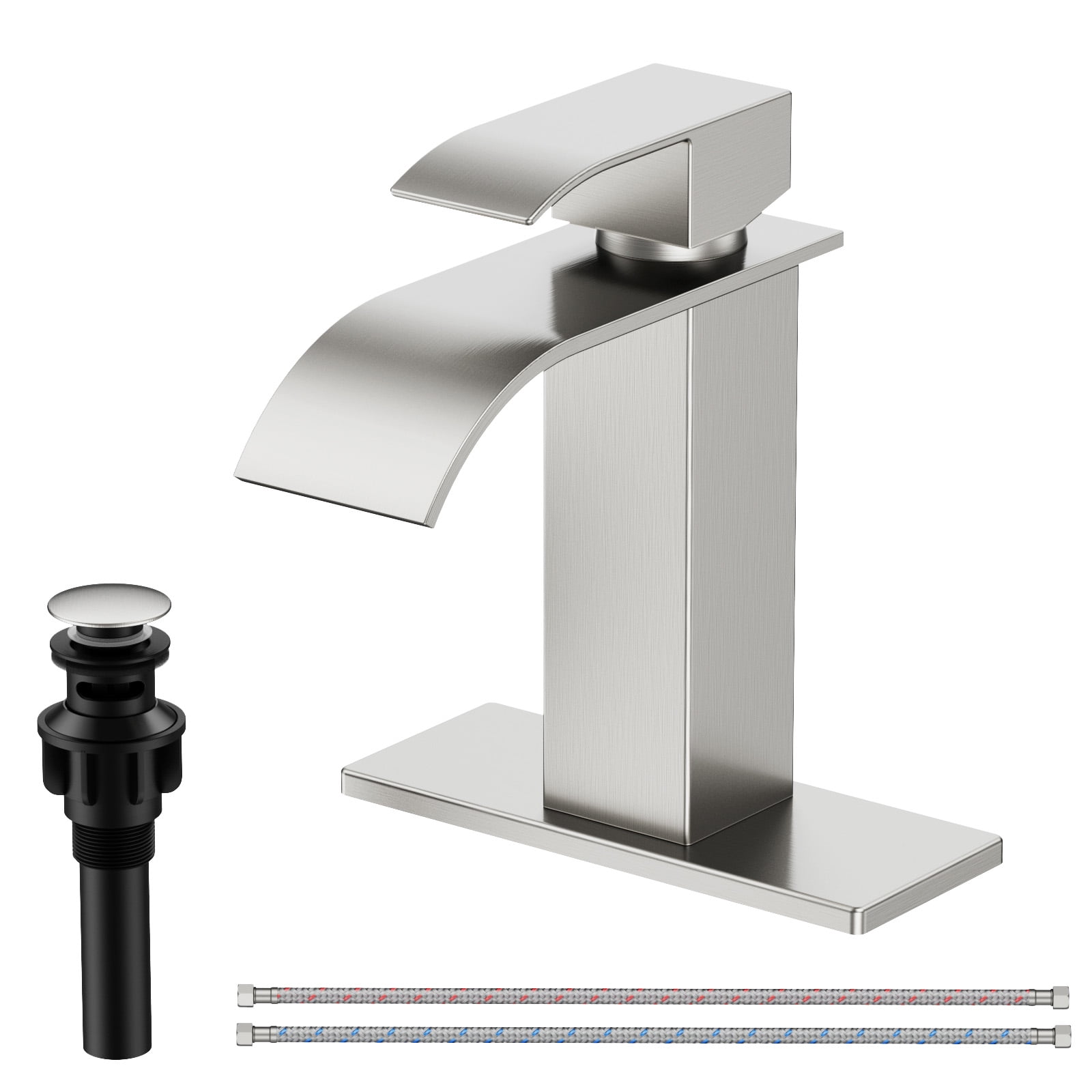 ◆RinRin◆ SUNRINX 8 Inch Widespread 2-Handle Bathroom Sink Faucet, Brushed