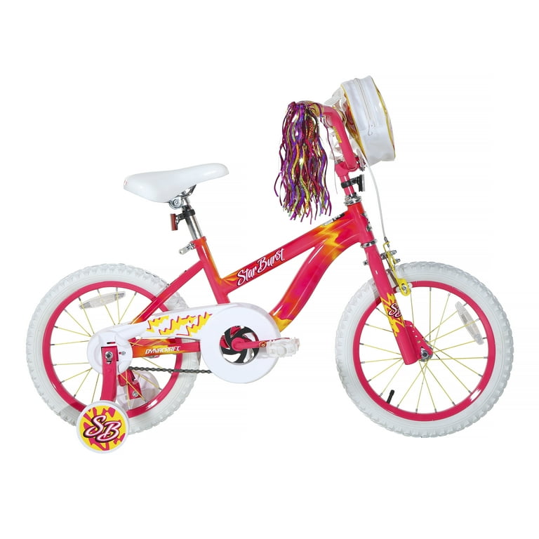 16 Dynacraft Girls Star Burst Bike with Custom Dipped Paint Finish Walmart