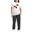 thumbnail image 5 of CafePress - Skull Cherries Women's Light Pajamas - Women's Short Sleeve Print T-Shirt and Pants Light Cotton Pajama Set, 5 of 7