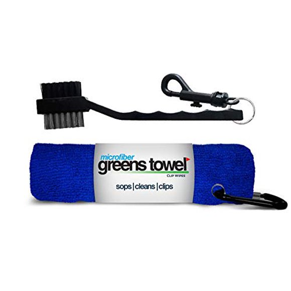Greens Duo de Serviettes (Bleu Royal)