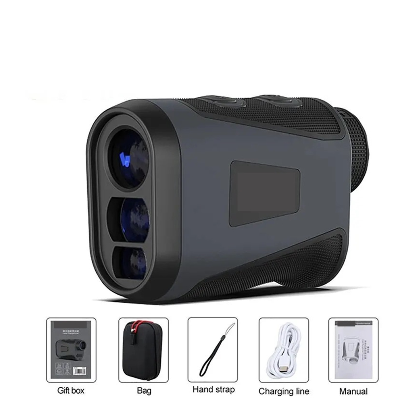 6X Rangefinder For Golf 500M/1000M Range Finder For With Distance/Speed /Flag Pole Lock,Meter/Yard ,High Accuracy Position