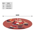 thumbnail image 2 of Christmas Tree Skirt 30" Strong Santa (3) Xmas Tree Skirts Mat for New Year Holiday Christmas Party Decorations, 2 of 5