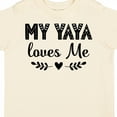 thumbnail image 4 of Inktastic My Yaya Loves Me Grandchild Girls Toddler T-Shirt, 4 of 5