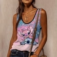 thumbnail image 4 of Camiseta sin mangas corta de Disney Lilo & Stitch para mujer, camiseta sin mangas de corte entallado de verano, top de tirantes para mujer, ropa de calle para discoteca Y2K, 4 of 5