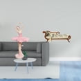 thumbnail image 2 of Estatua de la bailarina,Estatua de niña de ballet Escultura de niña de resina Artesanía,Sofá en miniatura para muñecas,Muebles de casa de muñecas a escala 1/12,modelo de sofá de, 2 of 8