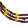 Cousin Oval Orange Beads, 1 Each