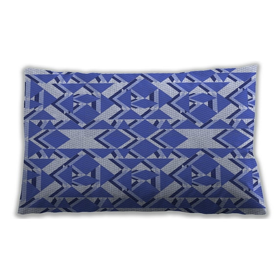 Ahgly Company Indoor Rectangular Contemporary Lumbar Throw Pillow, 13 inch by 19 inch