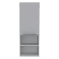thumbnail image 1 of TUHOME Armoire de Rangement pour Salle de Bain à 4 Tablettes, Murale, Blanche, 1 of 7