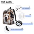 thumbnail image 3 of Fotbe Realistic Cute Puppy Mochila de Lona con Estampado, Mochila Duradera, Mochila Versátil de Alta Calidad, Mochila Compacta Vintage-Small, 3 of 5