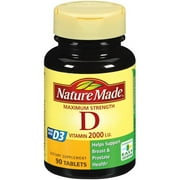 Nature Made Maximum Strength Vitamin D With D3, 90ct