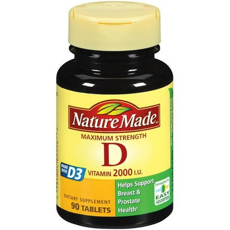 Nature Made Maximum Strength Vitamin D With D3, 90ct