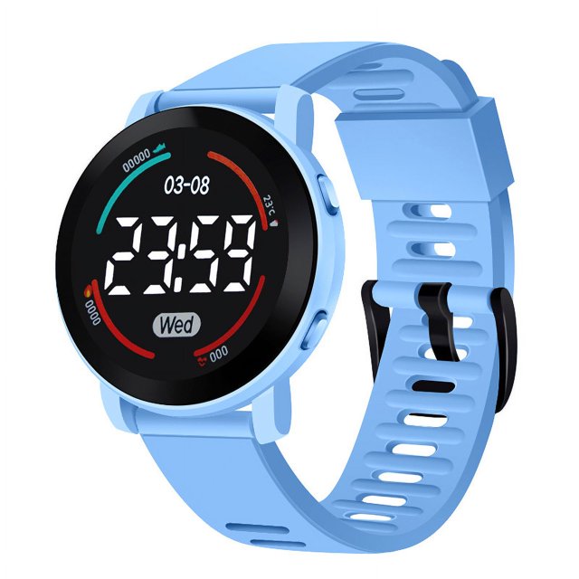 Reloj electrónico de moda, resistente al agua, sencillo, informal, deportivo, para estudiantes, para exámenes, LED