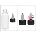 thumbnail image 4 of Uxcell 20Pcs 1oz/30ml Squeeze Bottles, Clear Dispensing Bottles with Twist Cap Lids, Plastic, 4 of 6