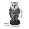 thumbnail image 3 of Dengmore Room Decoration Fake Owl Bird Scarecrow Decoy Plastic Owl Bird Deterrents Outdoor Ornaments, 3 of 9