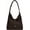Coffee, variant on Women's Retro Tote Bags Suede Crescent Shoulder Bag Vegan Leather Hobo Handbag PU Purse Crossbody Bag Work Office