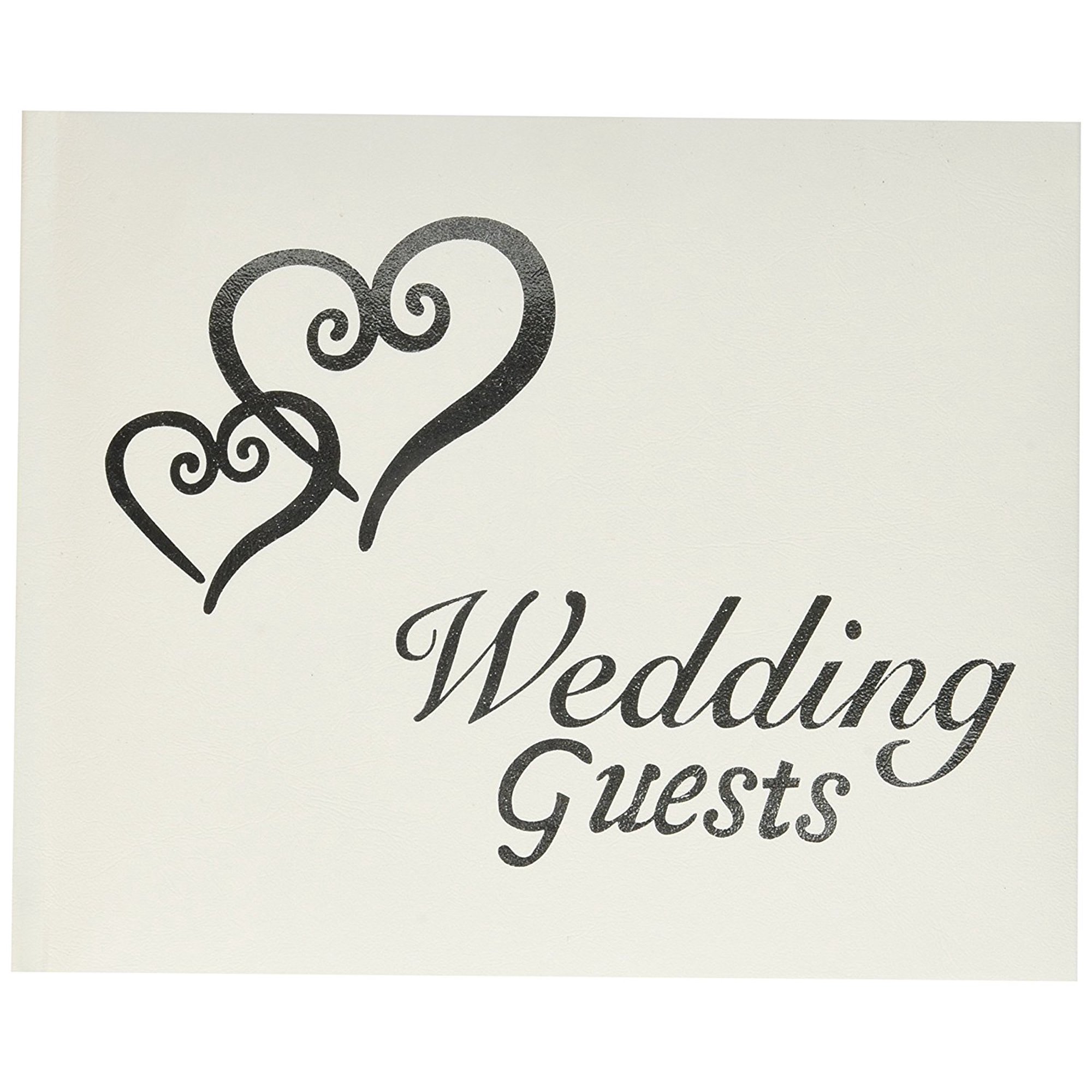 Vl0016 Wedding Guests G Book With Linked Silver Hearts This Wedding Guest Book Is One Of The Best Wedding Gifts By Darice Ship From Us Walmart Com Walmart Com