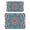 White-447, variant on 2pcs Cultural Exotic Coffee Station Mat - Sacred Symbolic Mandala, Reusable & Washable Countertop Protector Mat