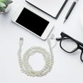 thumbnail image 4 of USB C Cable 66W 2 in 1 Multi USB to USB C Fast Charging Cable 3.3FT Cute Beaded Phone Charger Pearl USB Type C Charger Cord, 4 of 6