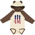 thumbnail image 3 of Inktastic Bowling Pins USA Flag Gift for Bowler Boys or Girls Long Sleeve Baby Bodysuit, 3 of 5