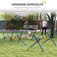 thumbnail image 4 of PawHut 4 Pieces Dog Agility Equipment, Dog Agility Course Backyard Set with Adjustable Height Jump Bars and Carry Bag for Indoor Outdoor, 4 of 9