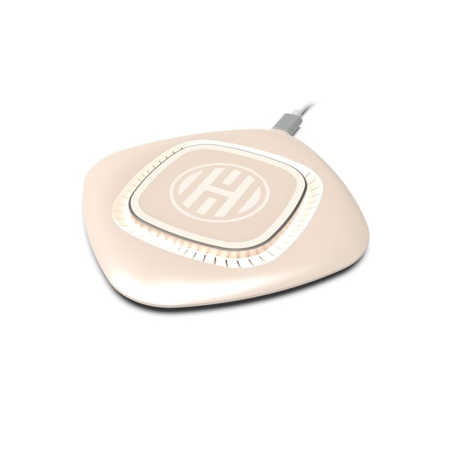 Base de Carga Inalámbrica HALO Crema 15W Diseño Compacto