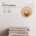 thumbnail image 4 of KONTONTY 1Pcs Wall Mount Storage Organizer White Plastic Simple Design Storage Rack for Kitchen Use, 4 of 8