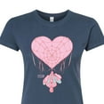 thumbnail image 3 of Marvel Spider-Man - Valentine Heart Web - Juniors Fitted Graphic T-Shirt, 3 of 5