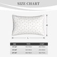thumbnail image 4 of Lsque Rabbit And Carrot Pattern Pillow Case – Soft & Cozy Throw Pillow Cover, Hypoallergenic Cushion Case for Sleeping Women with Envelope Closure-16"x24", 4 of 6