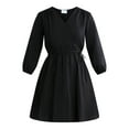 thumbnail image 4 of Time and Tru Women's Mini Wrap Dress, Sizes XS-XXXL, 4 of 4