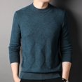 thumbnail image 4 of Suéter de primera calidad, nueva marca de moda, jersey de punto para hombre, jersey de diseñador de lujo, ropa informal lisa a cuadros coreana para hombre, 4 of 5