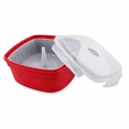 thumbnail image 4 of Microwave Vegetable Steamer with Removable Basket & Steam Vent Lid – BPA-Free 2.47L Cooker for Veggies, Fish & Poultry – Dependable Industries, 4 of 6