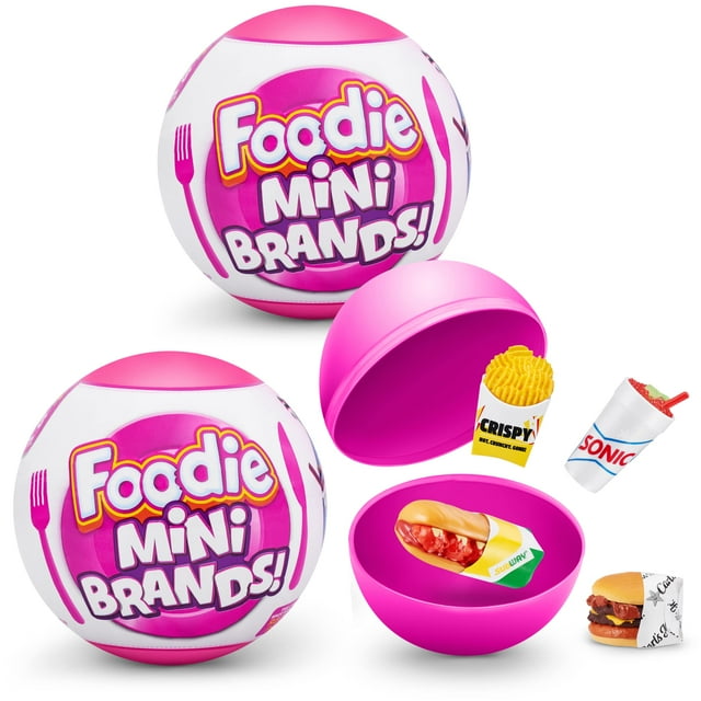 Mini Brands 5 Surprise Foodie (paquete de 2) de ZURU Collectibles
