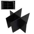 thumbnail image 3 of Center Console Organizer Divider, Armrest Storage Tray Divider   3Pcs/Set Antirolling  Black  for Car, 3 of 7
