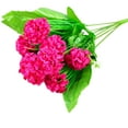 thumbnail image 1 of Cheers 1 Bunch 9 Head Artificial Hydrangea Silk Flower Bouquet Wedding Party Decor, 1 of 7