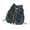 Blue, variant on ZPAQI Fashionable Tassels Denims Bucket Bag Women's Jeans Crossbody Drawstring Purse