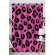 thumbnail image 1 of Cortina de ventana ABPHQTO Patrón de textura de leopardo rosa 130x210 cm una pieza, 1 of 1