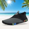 thumbnail image 4 of Zapatos de vadeo, Zapatos deportivas transpirables para la playa para adultos, mujeres y hombres (gris 41) Likrtyny Tenis De Mujer Tenis De Hombre, 4 of 5