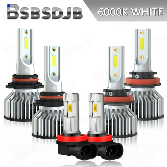 For 2019-2021 2022 Ram 1500 2500 3500 LED Headlight   Fog Light Bulbs 6000K