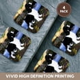 thumbnail image 6 of 3drose, Black and White Springer Spaniel, Set of 4 Coasters - Soft, 6 of 7