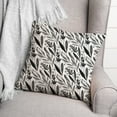 thumbnail image 3 of Creative Products Black Farmhouse Flowers 18x18 Indoor / Outdoor Pillow, 3 of 3