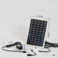 thumbnail image 2 of Solar Water Pump Submersible Pump 3W 200 L/H For Garden Ponds & Fountains, 2 of 3
