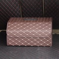 thumbnail image 3 of Caja de almacenamiento plegable para maletero con tapa, organizador portátil multis, bolsa de almacenamiento de carga, SUV sedán de Café Baoblaze Estuche de almacenamiento para maletero de coche, 3 of 4