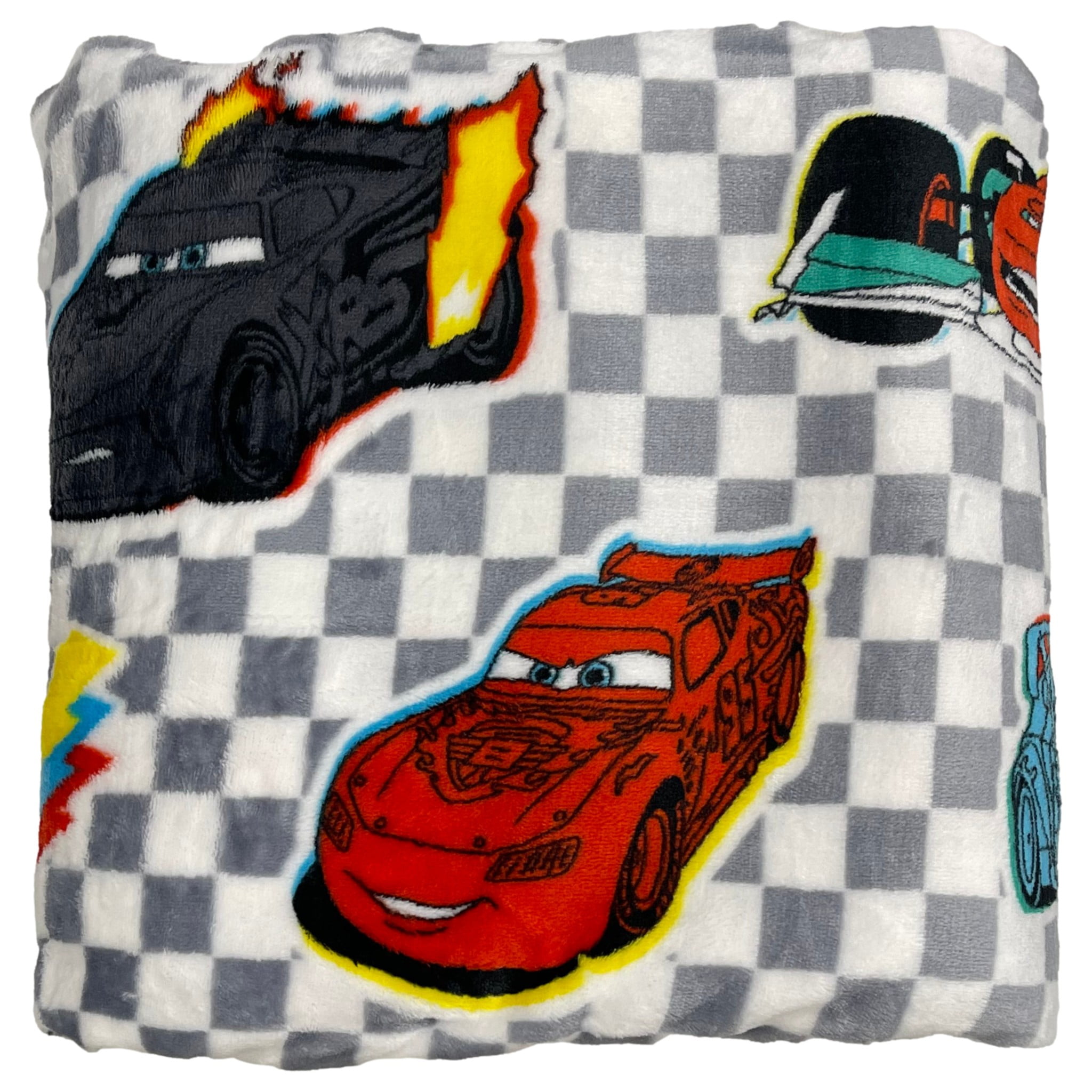 The Big One Oversized Disney Cars Microplush Throw Blanket, 5' x 6'  Lightning McQ - Walmart.com