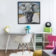 thumbnail image 3 of Stupell Industries Tropical Majestic Elephant on Path Black Framed Giclee Art, 24 x 24, by Violeta Vollmer, 3 of 8