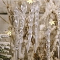 thumbnail image 5 of Vorkoi 36PCS Clear Plastic Icicle Christmas Ornaments Acrylic Ornaments for Xmas Tree Decorations Wedding Party Winter Decor, 5 of 7
