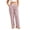 03-Coffee, variant on Striped Pants Womens Elastic High Waist Wide Leg Loose Pant Casual Outdoor & Home Sleepwear Pants with Pockets