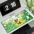 thumbnail image 3 of Dachshund Hello Spring Time Flower Floral Nature Desk Mat Full Keyboard Mouse Pad Wiener Dog Lover Gifts Idea Large Mousepad - 02031, 3 of 5